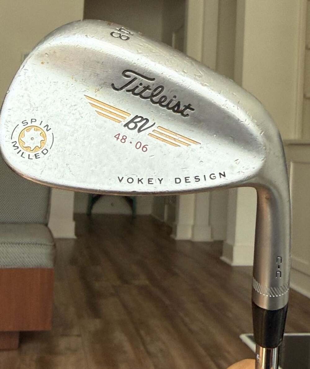 Titleist Vokey 48* Spin Milled Wedge. S400 Steel Shaft. Right Hand